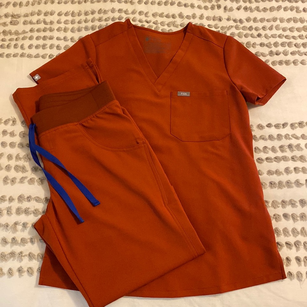 Figs Auburn set XXS top XSP pants